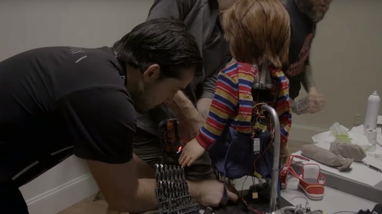 Behind the scenes with Chucky