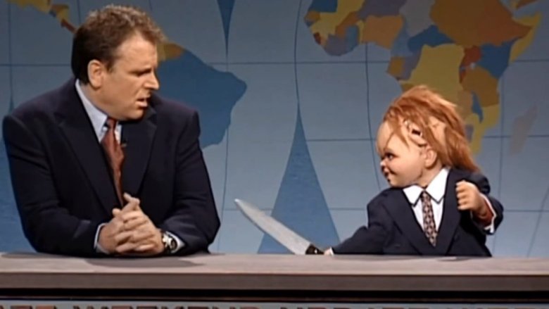 Chucky and Colin Quinn on SNL